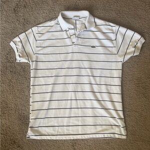 Lacoste striped polo